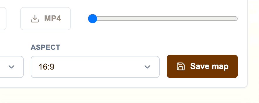 Save map button in the election map generator